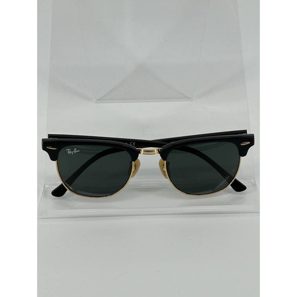 Ray-Ban Clubmaster Sunglasses Black and Gold RB3016